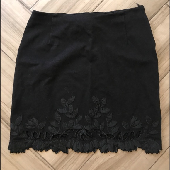 🌻2xHP!🌻 H&M Knit Miniskirt S Black - Picture 1 of 8